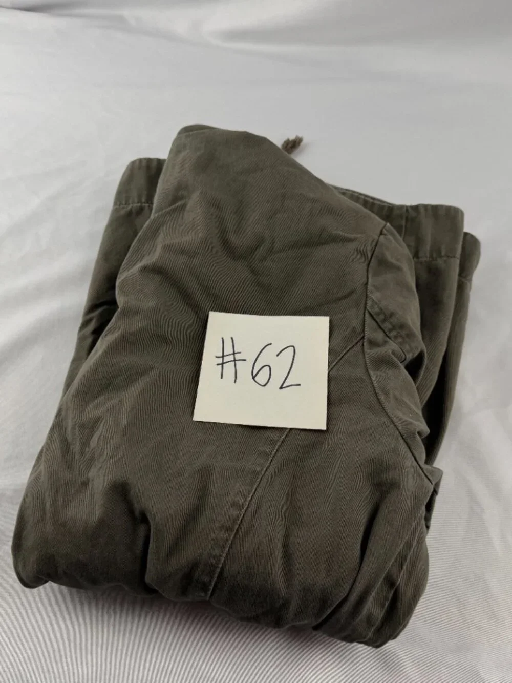 New Directions Utility Anorak Jacket Women Green Cotton Drawstring Utility Coat